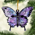 Custom Name Memorial Butterfly Gifts - Personalized Ornament