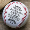 Just Go Forth And Aim For The Skies - Family Baseball - Gift For Son From Dad