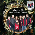 Custom Photo Christmas Family Gifts - Personalized Ornament