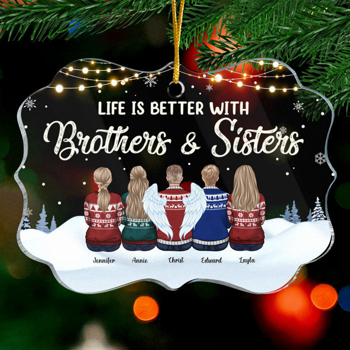 Custom Name Christmas Family Gifts for Parents - Personalized Ornament