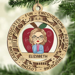 Custom Name Teacher Appreciation Gifts - Personalized Ornament