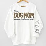 Custom Name Dog Mom Christmas Gifts for Dog Lovers - Personalized Sweater