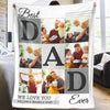 Custom Photo We Will Always Be Connected - Family Personalized Custom Blanket - Gift For Family Members