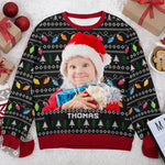 Custom Photo Christmas Gifts for Kids - Personalized Sweatshirt