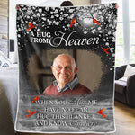 Custom Photo Memorial Heaven Gifts - Personalized Blanket