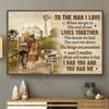 I Had You And You Had Me - Couple Personalized Custom Horizontal Poster - Gift For Husband Wife, Anniversary