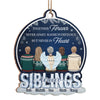 Together Forever, Never Apart - Family Personalized Custom Ornament - Wood Custom Shaped - Christmas Gift For Family Members