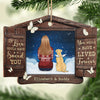 You Loved With All Your Heart - Memorial Personalized Custom Ornament - Wood Custom Shaped - Christmas Gift, Sympathy Gift For Pet Owners, Pet Lovers