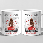 Custom Name Funny Anniversary Gifts for Couples - Personalized Mugs