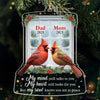 My Mind Still Talks To You - Memorial Personalized Custom Ornament - Acrylic Custom Shaped - Christmas Gift, Sympathy Gift For Family Members