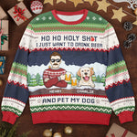 Custom Name Funny Christmas Gifts for Dog Lovers - Personalized Sweatshirt