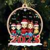 Sparkling Lights & Cozy Nights - Family Personalized Custom Ornament - Acrylic Custom Shaped - Christmas Gift For Family Members