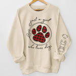 Custom Name Dog Lover Gifts for Women - Personalized Sweater