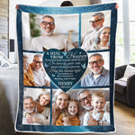 Custom Photo Memorial Gifts for Family - Personalized Blanket