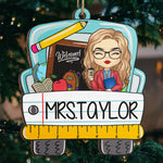 Custom Name Teacher Christmas Gifts - Personalized Ornament