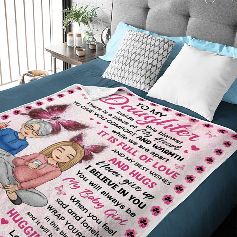 Lots Of Love Best Wishes And Hugs - Family Personalized Custom Blanket - Christmas Gift From Mom