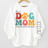 This Fur Mama Wears Her Heart - Dog Personalized Custom Unisex Sweatshirt With Design On Sleeve - Gift For Pet Owners, Pet Lovers
