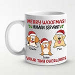 Custom Name Christmas Dog Gifts for Pet Lovers - Personalized Mugs