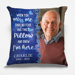 Custom Photo Memorial Gifts - Personalized Pillow