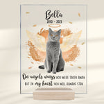 Custom Name Pet Memorial Gifts - Personalized Acrylic Plaque