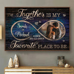 Custom Photo Couple Love Gifts - Personalized Poster