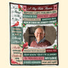 Custom Photo I Have An Angel In Heaven - Memorial Personalized Custom Blanket - Christmas Gift, Sympathy Gift For Family Members