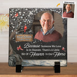 Custom Photo Memorial Heaven Decor - Personalized Memorial Stone