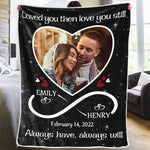 Custom Photo Romantic Couple Gifts - Personalized Blanket