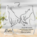 Custom Name Best Friend Gifts - Personalized Shaped Acrylic Plaque