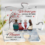 Custom Name Memorial Angel Family Decor - Personalized Shaped Acrylic Plaque