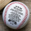 I Want You To Believe Deep In Your Heart - Family Baseball - Gift For Son From Mom
