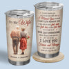 I Married You Because I Can't Live Without You - Couple Personalized Custom Tumbler - Gift For Husband Wife, Anniversary
