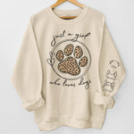 Custom Name Dog Lover Gifts for Women - Personalized Sweater