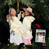 Custom Photo Enjoy The Greatest Melody Together - Bestie Personalized Custom Ornament - Acrylic Custom Shaped - Christmas Gift For Best Friends, BFF, Sisters