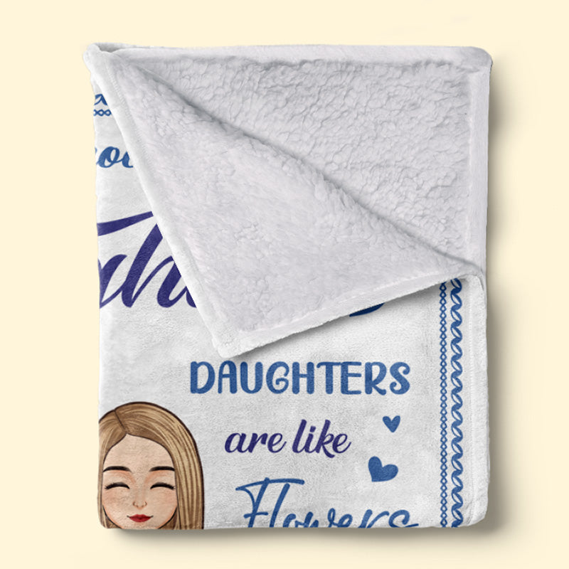 Custom Name Daughter Gifts from Mom - Personalized Blanket