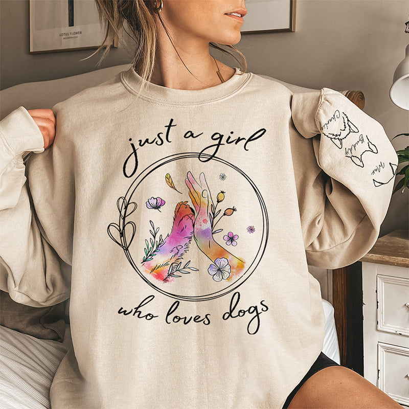 Custom Name Dog Lover Gifts for Women - Personalized Sweater