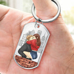 Custom Name Romantic Couple Gifts - Personalized Keychain