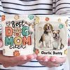Custom Photo Puppy Love - Dog & Cat Personalized Custom 3D Inflated Effect Printed Mug - Christmas Gift For Pet Owners, Pet Lovers