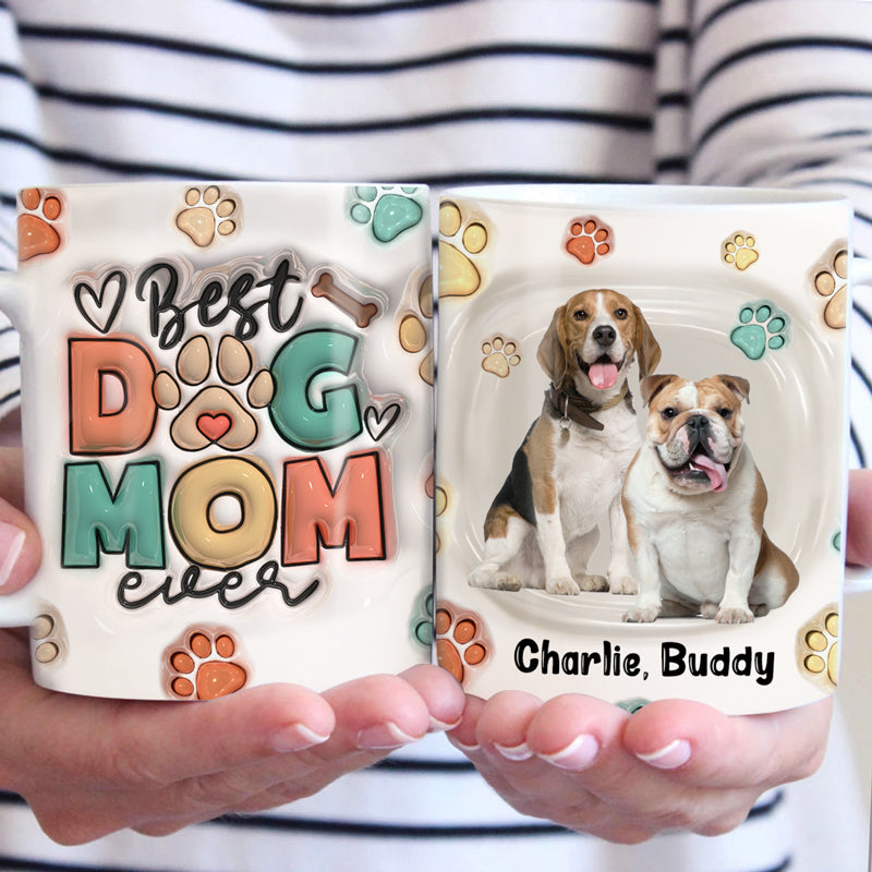 Custom Pet Photo Dog Mom Gifts - Personalized Mugs