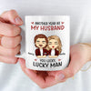Another Year As My Boyfriend - Couple Personalized Custom Mug - Gift For Husband Wife, Anniversary