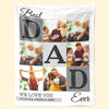 Custom Photo We Will Always Be Connected - Family Personalized Custom Blanket - Gift For Family Members