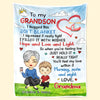 You'll Feel My Love - Family Personalized Custom Blanket - Birthday Gift From Mom, Grandma