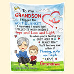 Custom Name Grandma and Granddaughter Love Gifts - Personalized Blanket