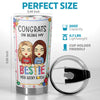 Our Laughs Are Limitless & Our Friendship Is Endless - Bestie Personalized Custom Tumbler - Christmas Gift For Best Friends, BFF, Sisters