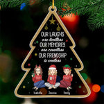 Custom Name Christmas Gifts for Friends - Personalized Ornament