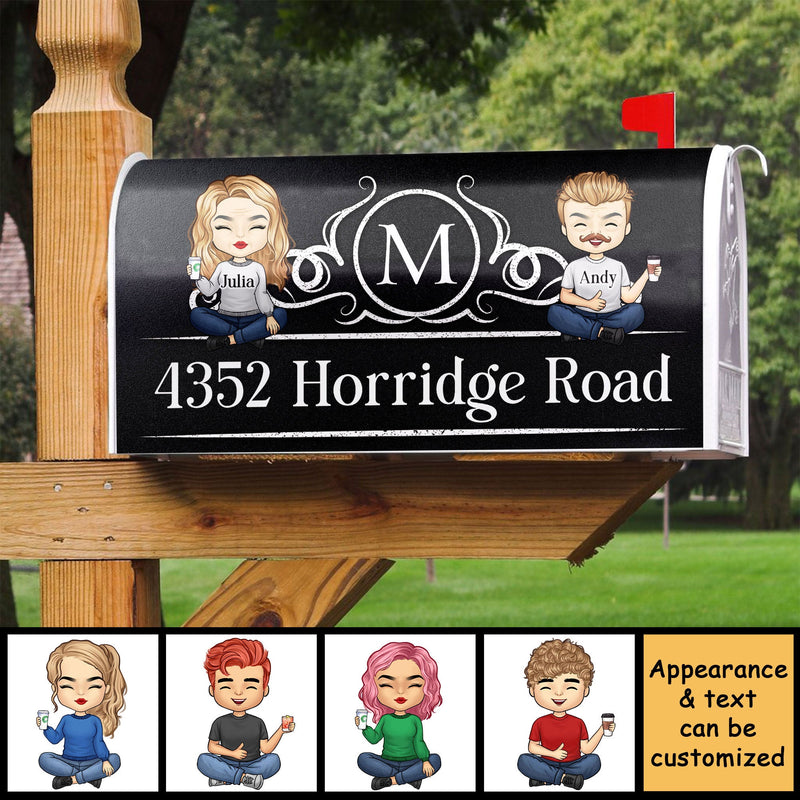 Custom Couple Name Mailbox Decor - Personalized Mailbox Cover