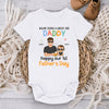 You're Born To Be A Dad - Family Personalized Custom Baby Onesie - Father's Day, Baby Shower Gift, Gift For First Dad