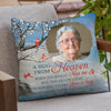 Custom Photo I'm Sending You My Love - Memorial Personalized Custom Pillow - Sympathy Gift For Family Members
