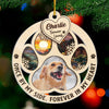 Custom Photo My Hardest Goodbye - Memorial Personalized Custom Ornament - Acrylic Custom Shaped - Christmas Gift, Sympathy Gift For Pet Owners, Pet Lovers