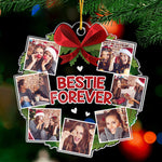 Custom Photo Best Friend Christmas Gifts - Personalized Ornament